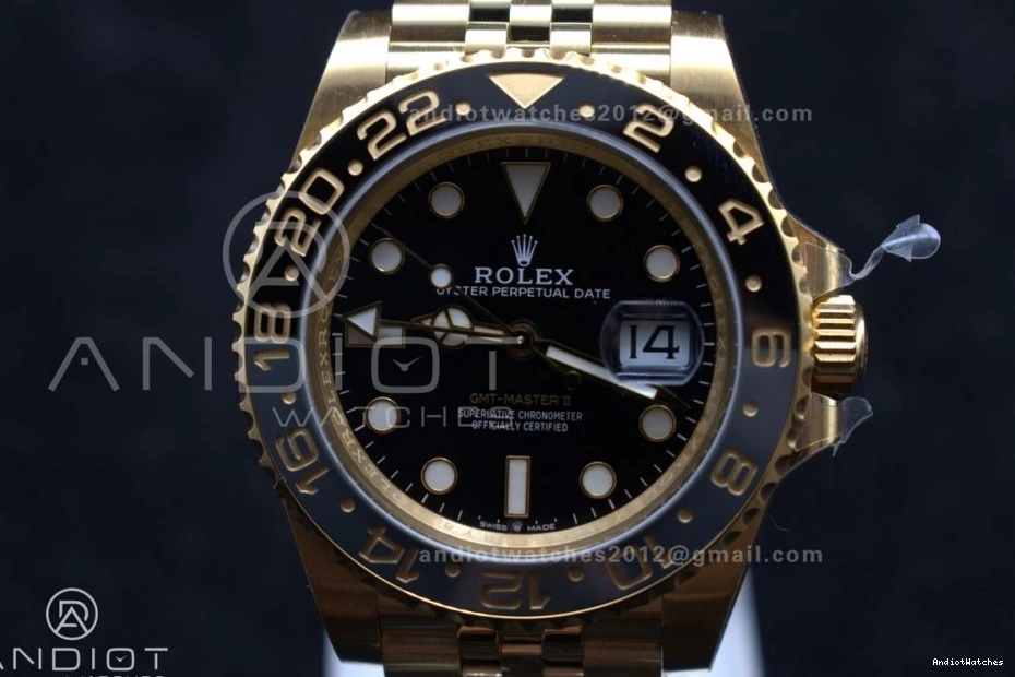928 DD3285 GRNR YG Master Edition GMT Clean II Bracelet 126718 Versatile Best on Dial Black CHS 1:1 Jubilee 0502